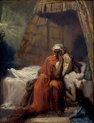 Śmierć Desdemony. Ilustracja do tragedii Williama Shakespeare
