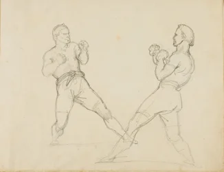 Sparing dwóch bokserów