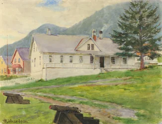 Dawny dom gubernatora, Sitka, 1905 r.