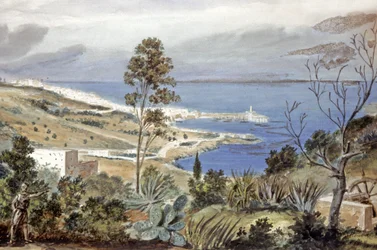 Widok Algieru, ok. 1835 (akwarela)