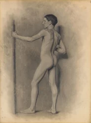 Studium postaci męskiej, 1875