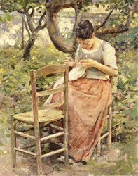 Krawcowa, ok. 1891 r.