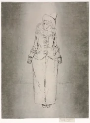 Pierrot en Pied, Portret damy A. C., 1888.