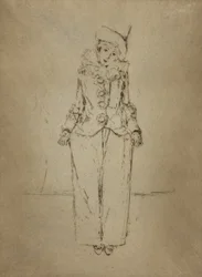 Pierrot en Pied, Portret damy A.C.