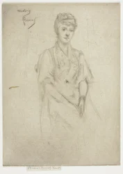 Portret pani Cyprian Williams w przebraniu