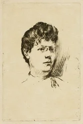 Szkic głowy kobiety