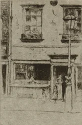 Mały sklep rybny, Chelsea Embankment