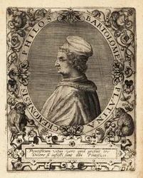 Bartolomeo Sacchi, włoski pisarz renesansowy.