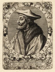 Paolo Giovio, włoski lekarz.