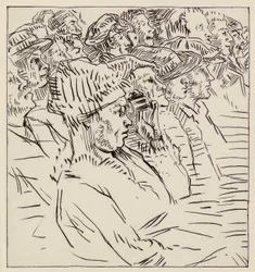 Widownia Teatralna, XX w. (akwaforta)