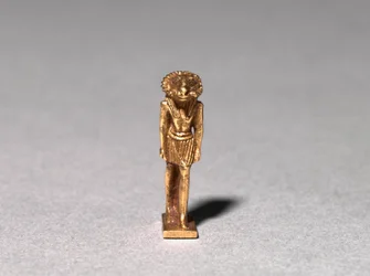 Amulet bóstwa z głową barana, 22. dynastia lub później, ok. 945-715 pne