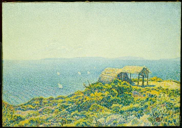 Ile du Levant, widziana z Cap Benat, 1893