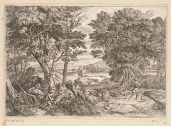 Arkadyjski krajobraz z Kefalosem i Prokris Suite de Paysages (tytuł serii)