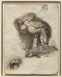 Géricault - Wspinacze, między 1791 a 1824 rokiem