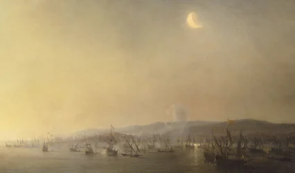 Bitwa morska pod Kartageną w dniu 3 września 1643 r. autorstwa Théodore