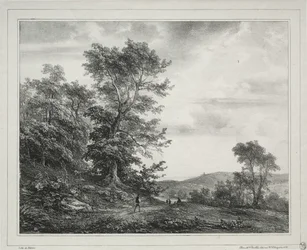 Krajobraz z postaciami, 1817.