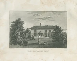 Checkley - Beauhurst Hall: grawerowanie, bd [c 1820-1830] (druk)