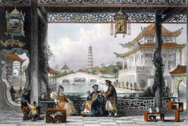 „Pawilon i Ogrody Mandaryna pod Pekinem”, Chiny, 1843 r.