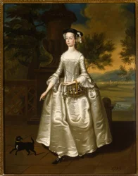 Thomas Bardwell, Portret Mary Jodrell / Malarstwo, 1755