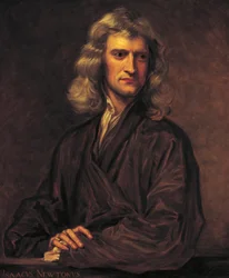 Portret Isaaca Newtona, według oryginału sir Godfreya Knellera z 1689 roku