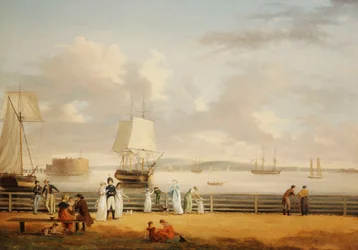 Bateria i port, Nowy Jork, ok. 1811-1812