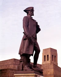 Statua kapitana Jamesa Cooka, 1914
