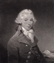 Portret Ignacego Pleyela (1757-1831) grawerowany przez Williama Nutter