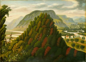 Dolina Connecticut, połowa XIX wieku (olej na płótnie)