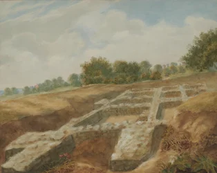 Wykopaliska, Góra, Willa Rzymska, Maidstone, Kent