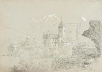 Zamek w Spiez, jezioro Thun