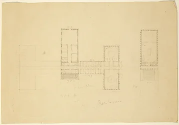 Wielki plan Domu Stanowego w Ohio, ok. 1838 r.