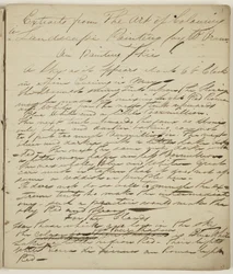 Bez tytułu ("Fragmenty sztuki kolorowania"), ok. 1825 (pióro i tusz na papierze)