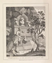 Fronton do katalogu artysty, 1761