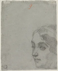 Głowa kobiety (verso)