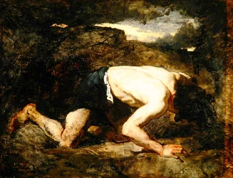 Uciekinier, Studium dla Timona z Aten, ok. 1857 (olej na płótnie)