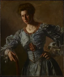 Portret Elizabeth L. Burton, ok. 1905-06 (olej na płótnie)