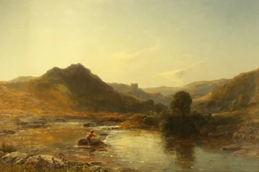 Dolwyddelan (olej na płótnie)