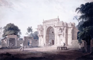 Brama prowadząca do meczetu, Chunargarh, Uttar Pradesh, ok. 1930 1789-90