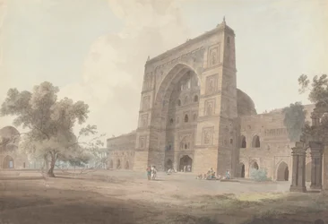 Główne wejście do meczetu Jami, Jaunpur