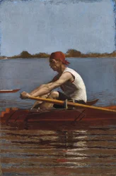 John Biglin w jednej czaszce, 1874