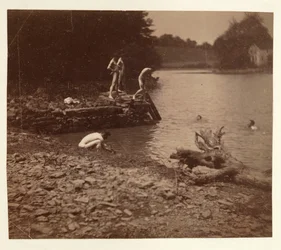 Studium pływania, 1883.