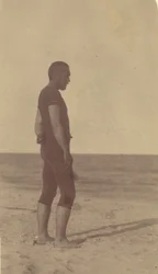 [Thomas Eakins w kostiumie kąpielowym], 1880., 1880.