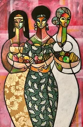 Carriers of Good Fruit, 2019 (mieszane media na płótnie)