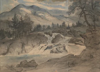 Wodospady Labro, 1824-42.