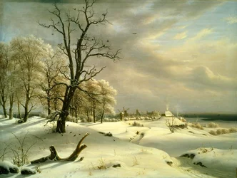 Widok na Elsynor, zima