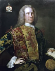 Sir Charles Townley, Król Broni do Podwiązki