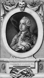 George Colman Starszy, grawerowany przez Johna Hall