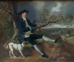 John Plampin, około 1752 (olej na płótnie)