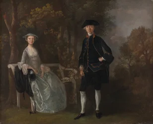 Lady Lloyd i jej syn Richard Savage Lloyd z Hintlesham Hall w Suffolk w latach 1745-1746.