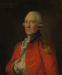 Podpułkownik Paul Pechell 1724-1800.